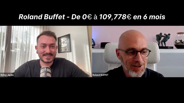 Roland Buffet en entretien vidéo avec Rémy Jupille, chacun depuis son bureau